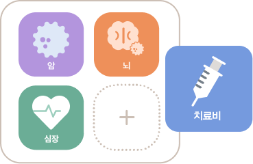 암, 뇌, 심장, 치료비